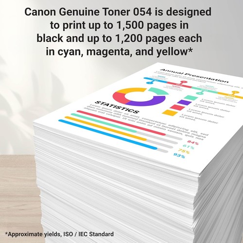 Canon 054 Cyan Toner Cartridge 3023C001 Genuine BNIB - photo 3