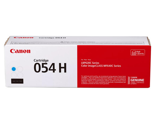 Canon 054 H Cyan Toner Cartridge 3027C001AA Genuine OEM BNIB