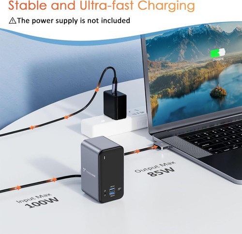 Tobenone USB C Docking Station for MacBook Pro & Air - photo 3