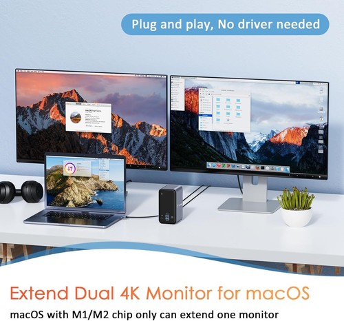 Tobenone USB C Docking Station for MacBook Pro & Air - photo 4