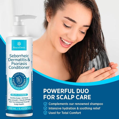 RoyceDerm Seborrheic Dermatitis & Psoriasis Conditioner 250ml - photo 2
