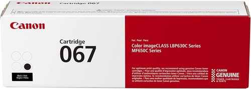 Canon 067 Black Toner Cartridge 5102C001 Genuine OEM New