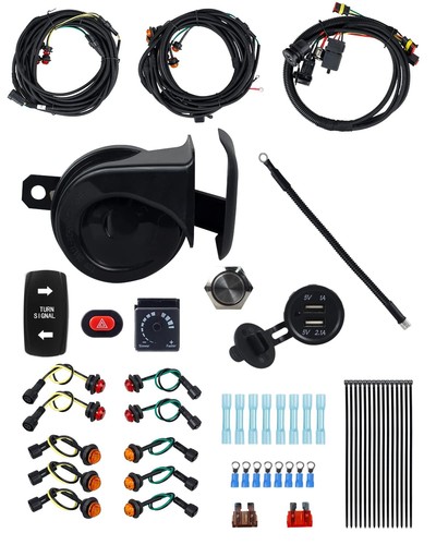 UTV Turn Signal Kit with 110D Horn, Plug and Play - photo 3