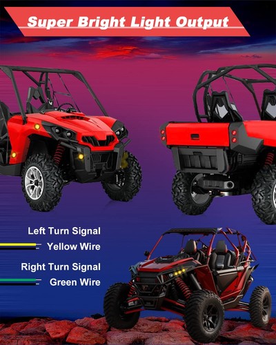 UTV Turn Signal Kit with 110D Horn, Plug and Play - photo 5