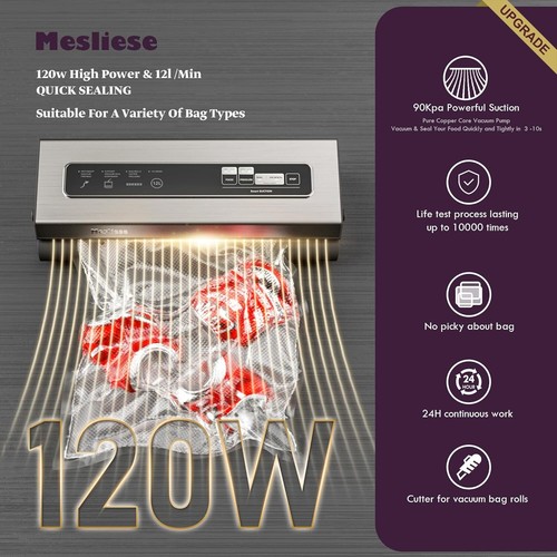 Mesliese Vacuum Sealer Machine New In Box - photo 4
