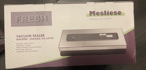 Mesliese Vacuum Sealer Machine New In Box - photo 5