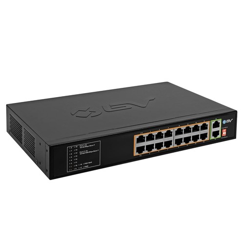 BV-Tech SW-1602 18-Port PoE+ Switch