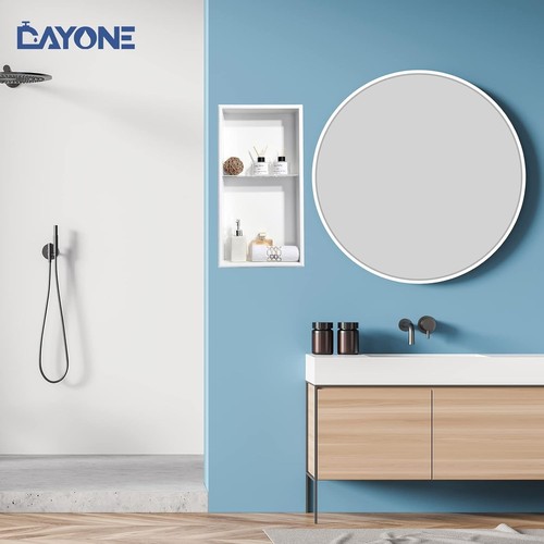 Dayone Stainless Steel Recessed Shower Niche 24" x 12" Cream - photo 2