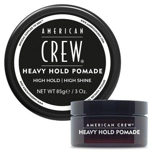 American Crew Men's Hair Pomade, Heavy Hold & High Shine, 3oz