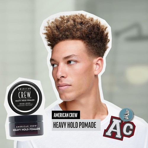 American Crew Men's Hair Pomade, Heavy Hold & High Shine, 3oz - photo 2