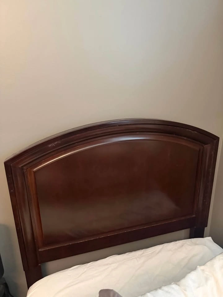 Solid Wood Single Bed Frame with Storage Drawers - photo 2