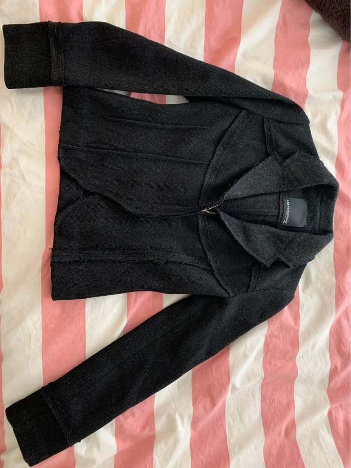 Aritzia fitted wool grey blazer (size 4) - photo 2