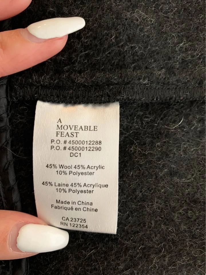 Aritzia fitted wool grey blazer (size 4) - photo 5