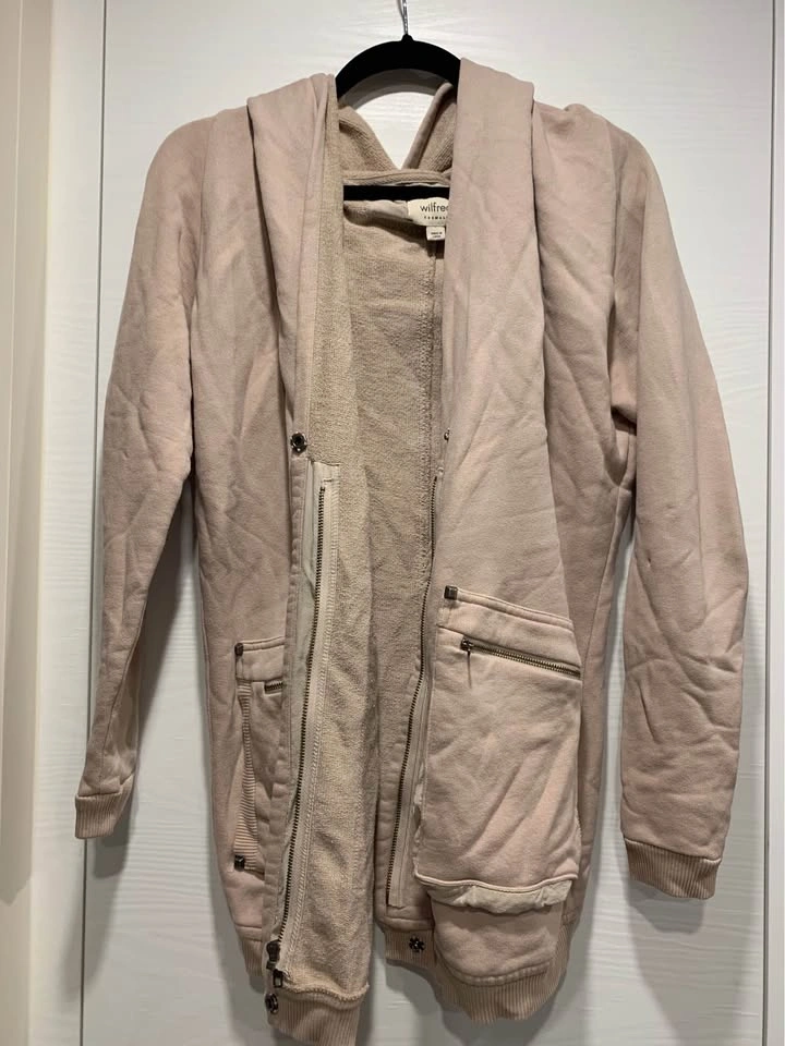 Aritzia Wilfred beige oversized sweater (size xxs) - photo 3
