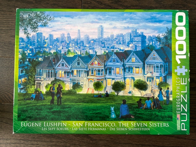 EuroGraphics San Francisco The Seven Sisters 1000 Piece Puzzle