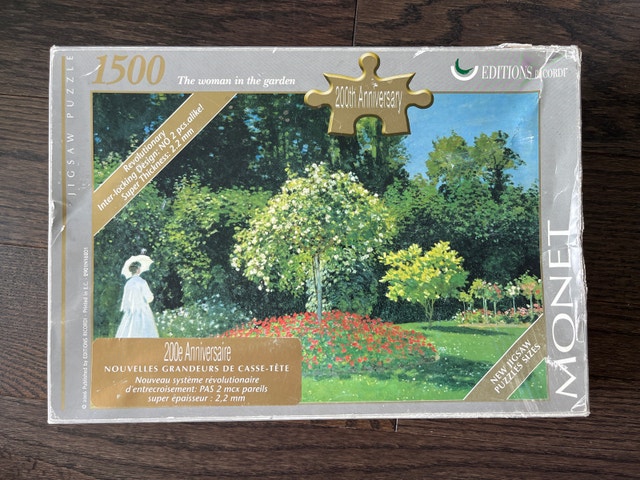 Editions Ricordi Monet The Woman in the Garden Jigsaw Puzzle