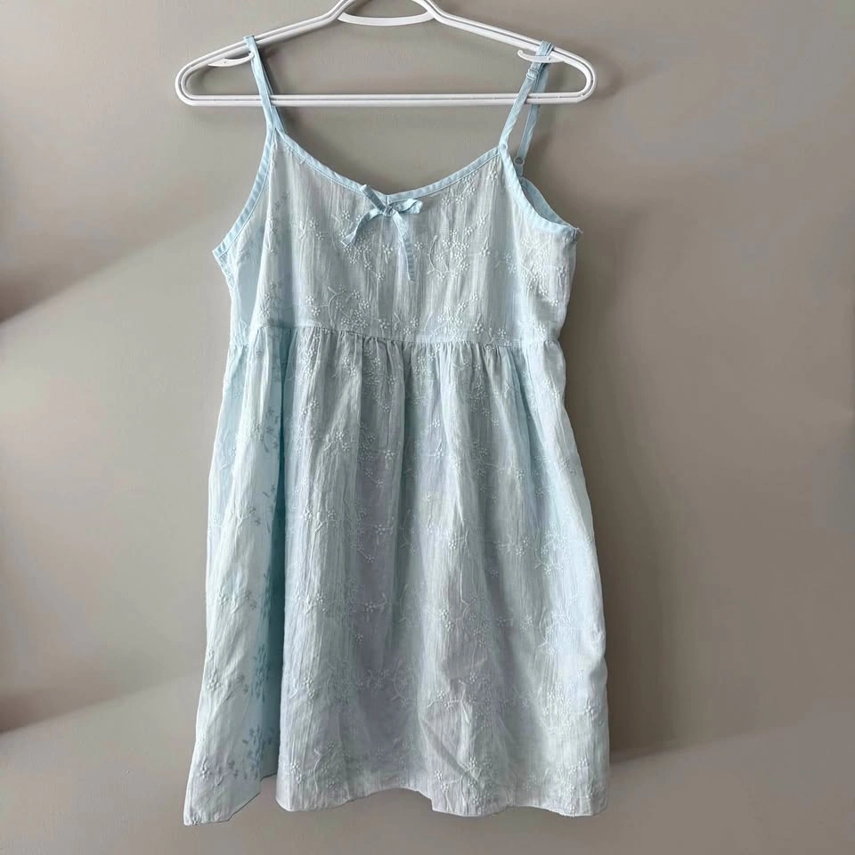 Light Blue Lace Top from Kutir (Japanese Brand) - Small