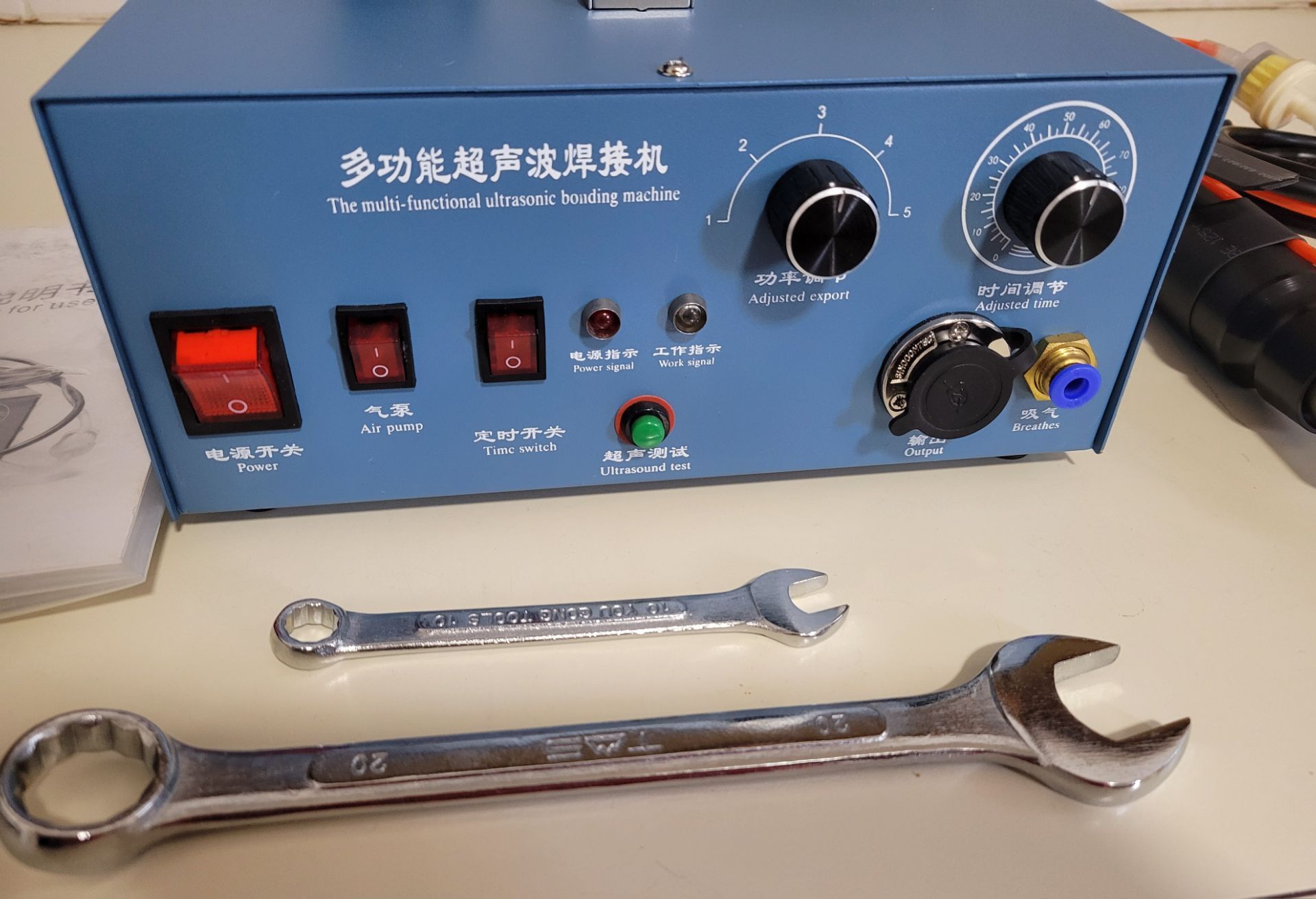 NEW hot fix ultrasonic rhinestone setting machine - photo 2
