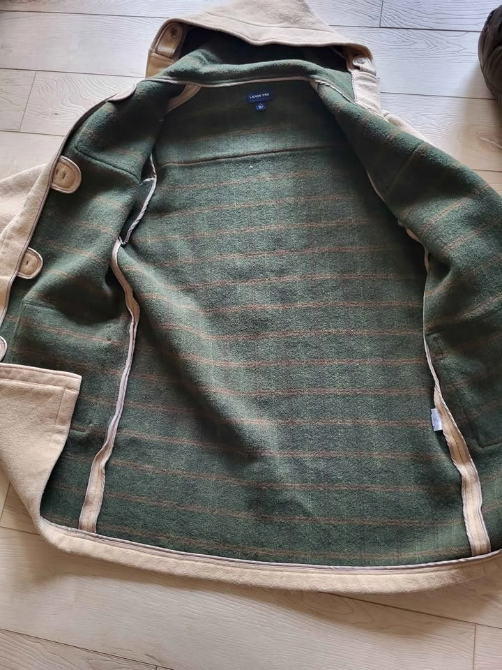 Lands’ End Vintage Wool Duffle Coat – Camel/Tan - photo 2