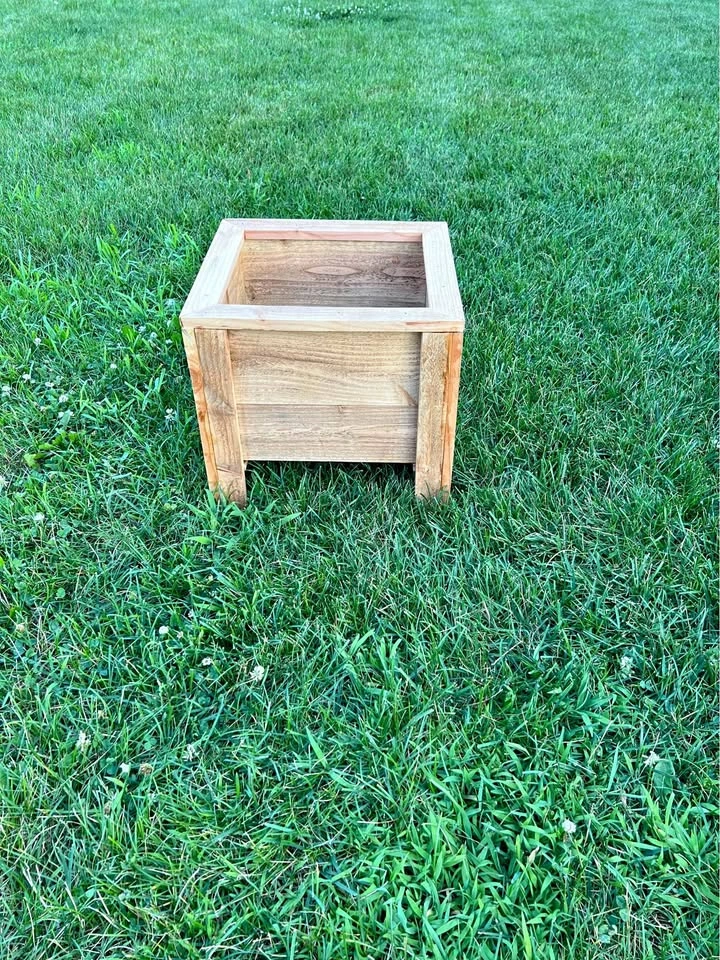 Small Handmade Cedar Planter Boxes