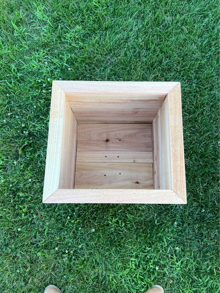 Tall Handmade Raised Cedar Planter Boxes - photo 2