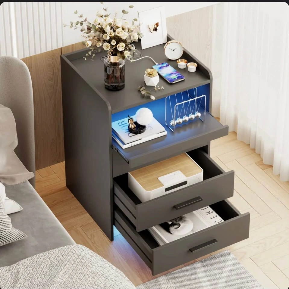 Nightstand with Light - photo 2