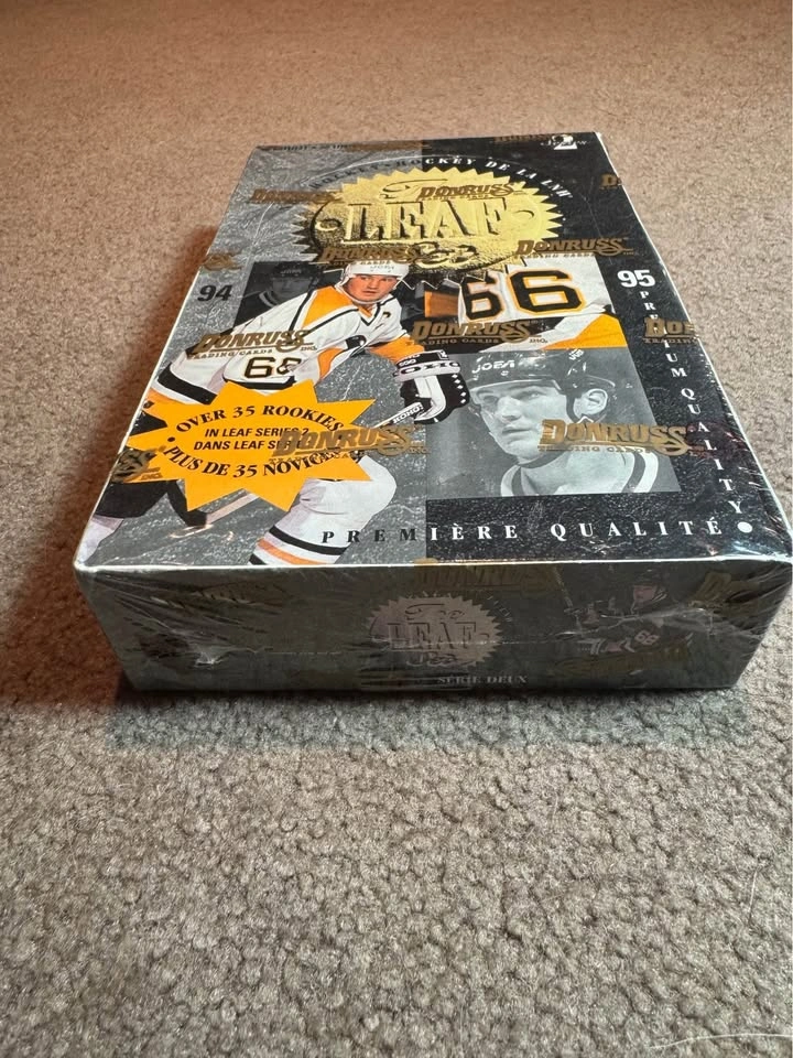 1994-95 LEAF HOCKEY SERIES 2 FACTORY SEALED BOX MINT - photo 2