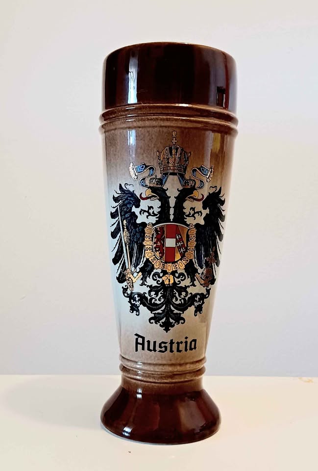 Mid Century Porcelain King Beer Stein