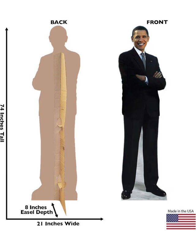 Life Size Barak Obama Cardboard Cutout - photo 4