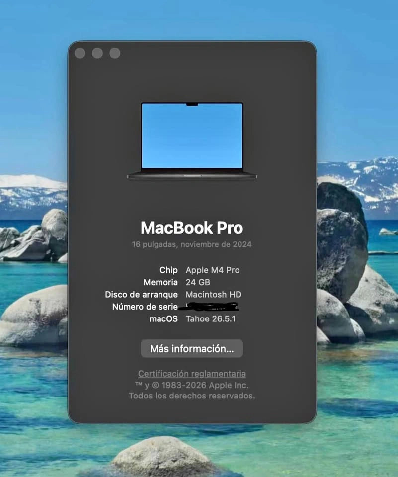 Macbook pro m4
