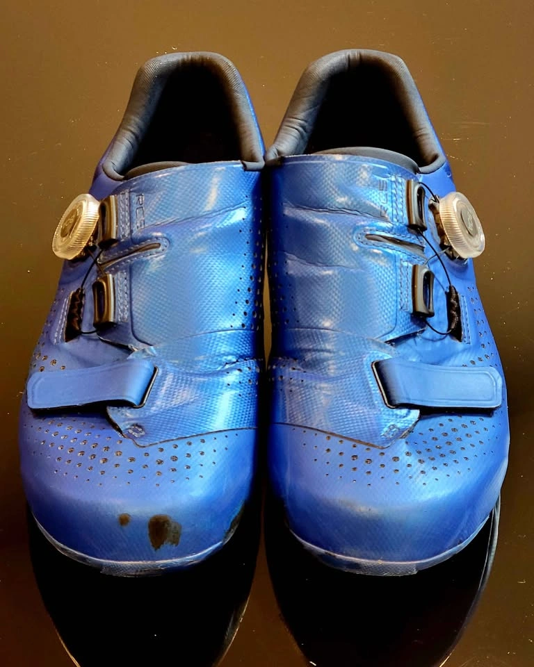 Shimano SH-RC502 size EU 41 US 8 wide mens road cycling shoes - photo 3