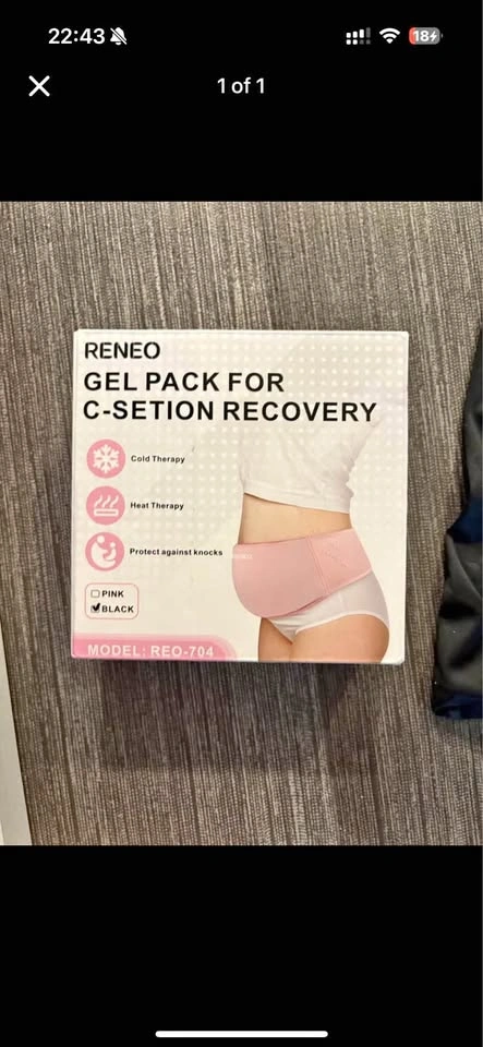 NEW RENEO C-Section Recovery Gel Pack Postpartum Maternity