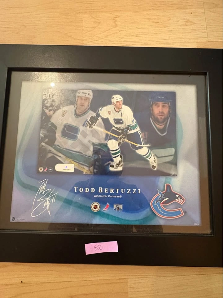 Framed Vancouver Canucks - photo 3