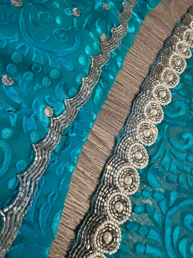 Teal Lehenga Choli Set - photo 5