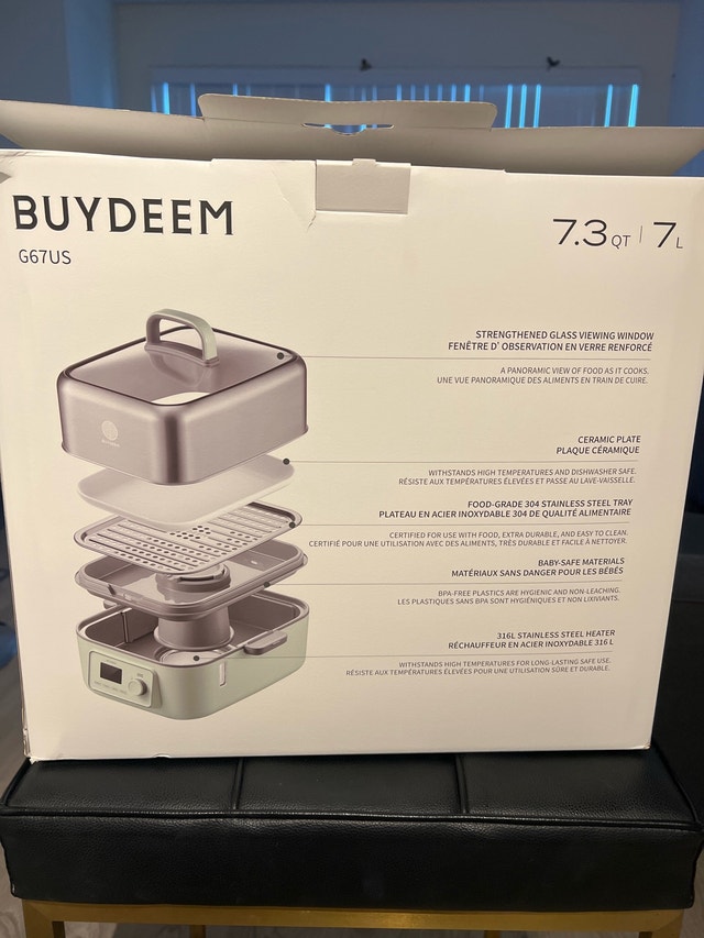 Buydeem Digital Multi-Function Steamer G67US - photo 3