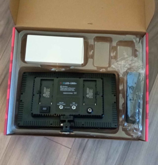 LED 800 RGB light kit - for photos and videos - photo 4