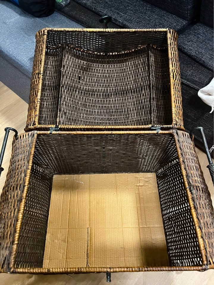 Woven Wicker Storage Trunk - photo 2
