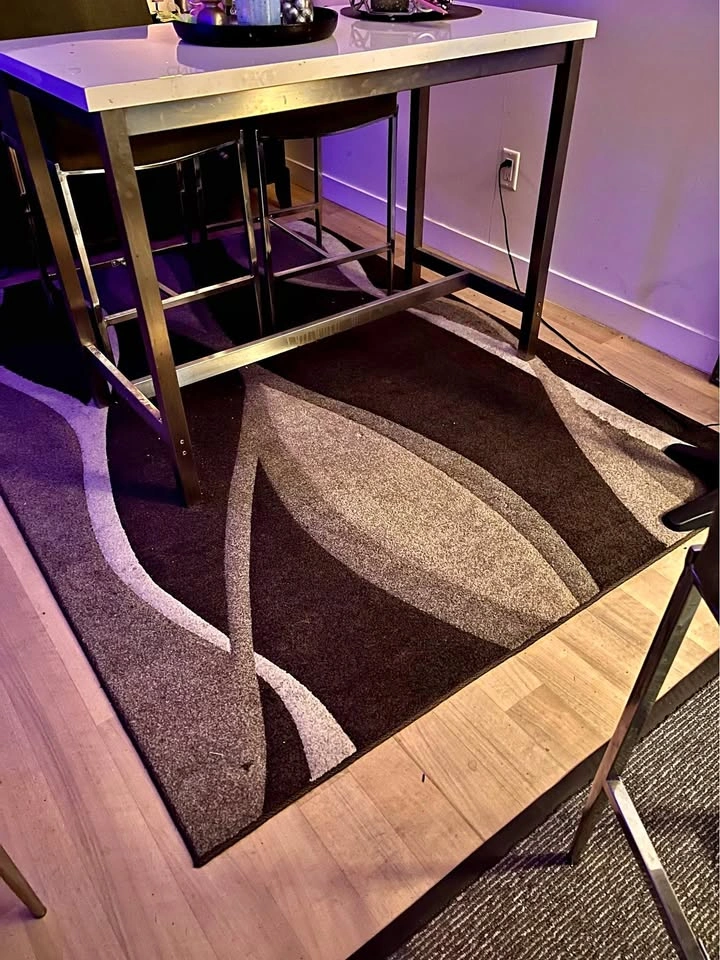 Modern Abstract Wave Area Rug