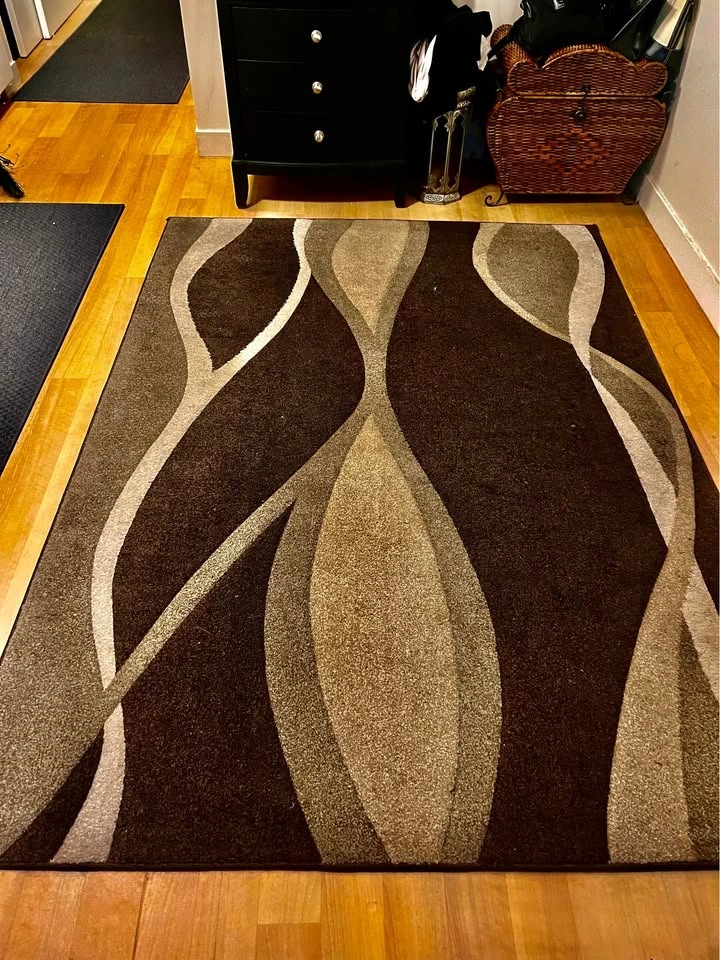 Modern Abstract Wave Area Rug - photo 3