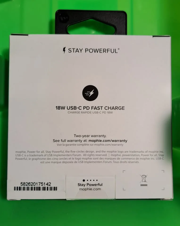 NEW&SEALED MOPHIE Car Charger - 18W USB-C Type PD image indicator(2)