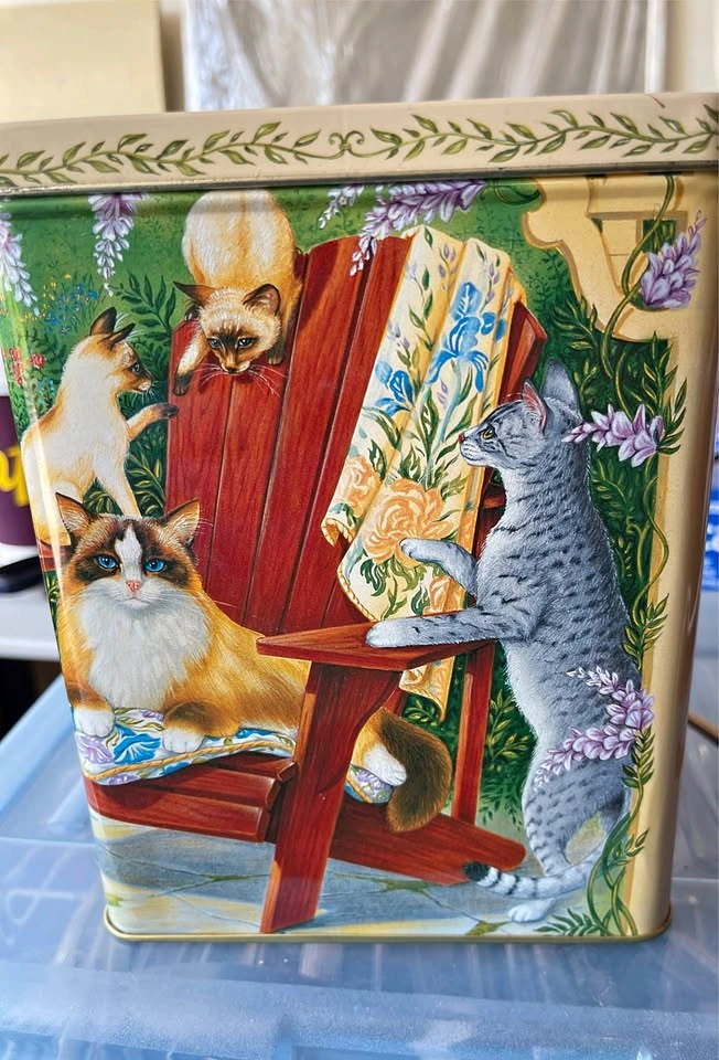 Meow Mix Tin - Decorative for Cat Lovers