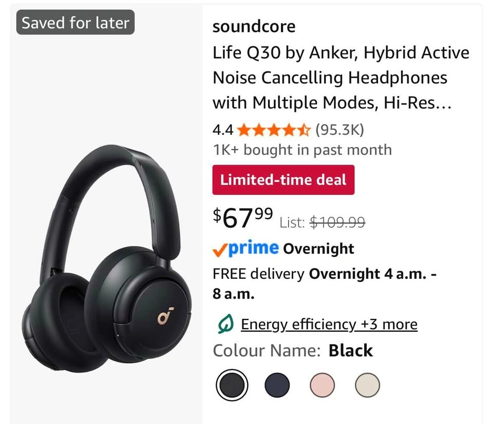 Soundcore Life Q30 headphones - photo 5