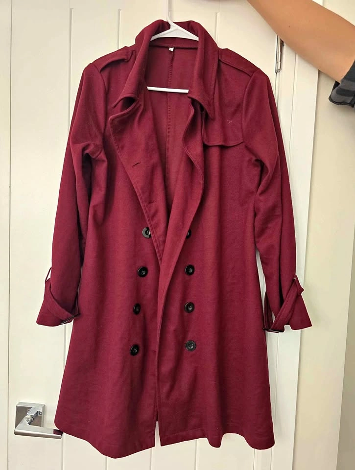 Mid-length trench coat/jacket