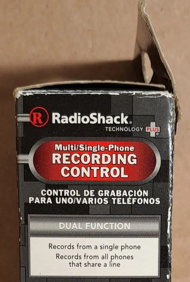 Telephone Recording Control from Radio Shack image indicator(5)