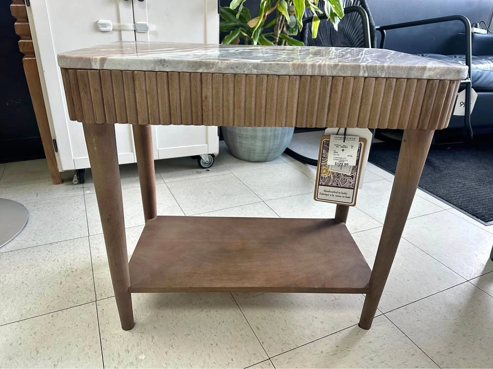 Marble Top Side Table