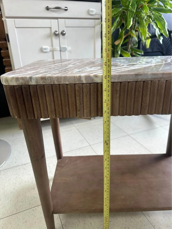 Marble Top Side Table - photo 2