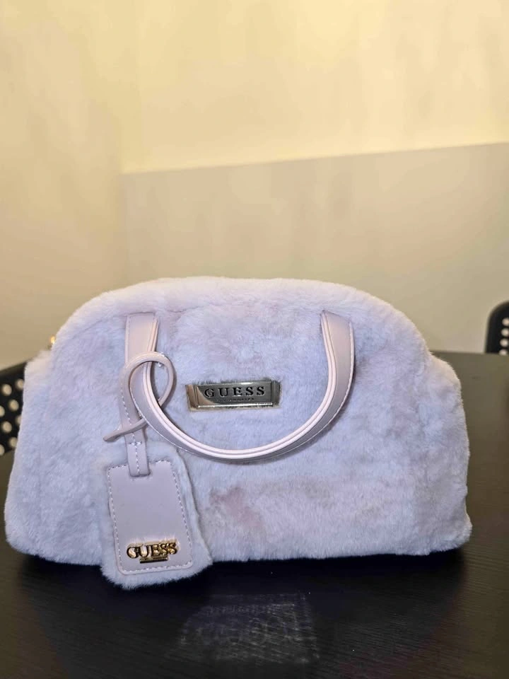 Guess Faux fur crossbody bag