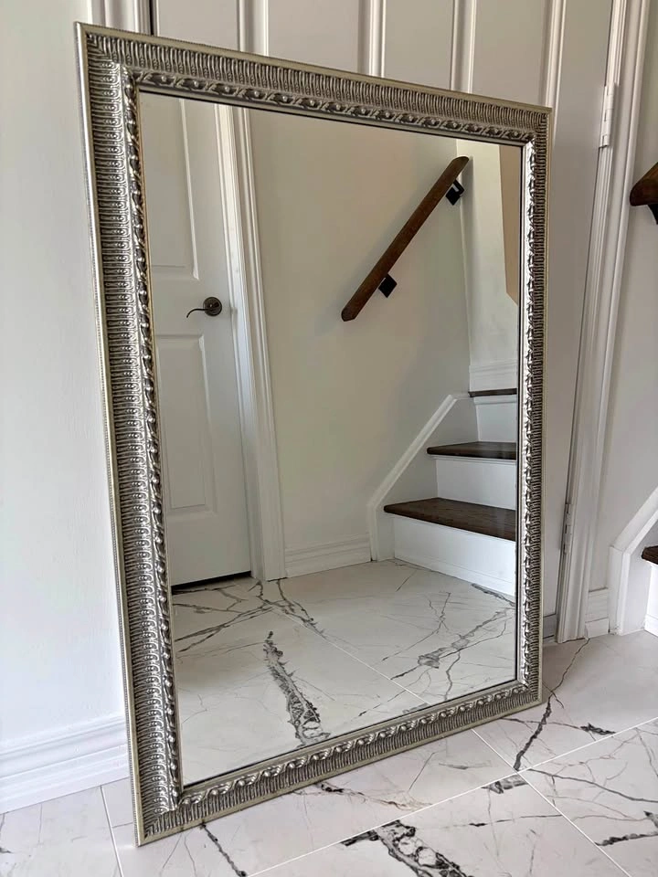 Large Framed Wall Mirror - 29 inches by 41 inches