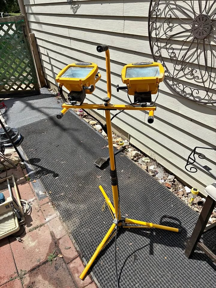 Luminar work fixed dual head halogen work lights