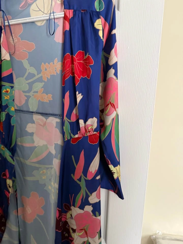 Zara Floral Kimono Dress Extra small size - photo 2